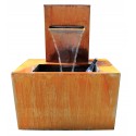 Brunnen AQUA BOX | Corten ohne techn. Zubehör